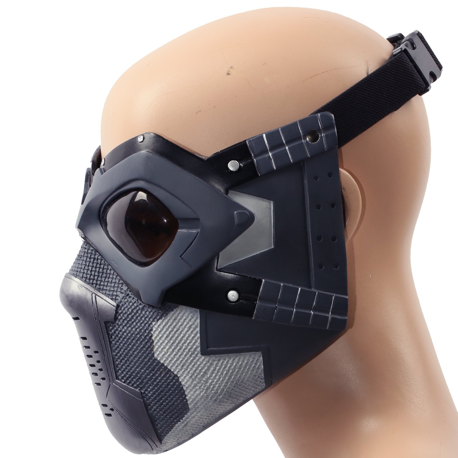 Buy The Winter Cool Soldier Bucky Mask - V6 Glass Deluxe